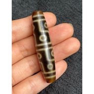 Tibetan Dzi 12 eyes classic black and white oil body 5,6cm