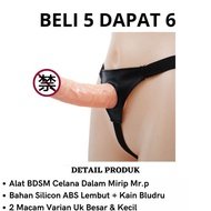 D844 Celana Bdsm Anal Plug Dildo Mainan Toys Pria Wanita Jumbo