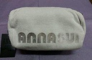 全新正貨Anna sui化妝包 飾品櫃正品安娜logo銀蔥閃燿化妝包