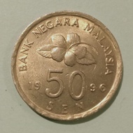 Uang koin 50 sen MALAYSIA