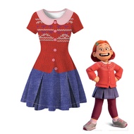 ZZOOI Disney Girls Princess Encanto Mirabel Dress Ariel Mermaid Cosplay Jasmine Kids Vestidos Party