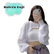 Croptop Rib Sweater Women's Top Hand Balloon