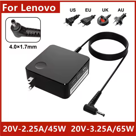 45W/65W 20V2.25A/3.25A Laptop Charger Power Adapter Compatible with Lenovo IdeaPad 510 310 110 100s 