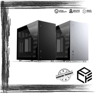 JONSBO V10 TG ITX CHASSIS ( BLACK / SILVER )