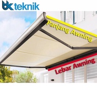 promo awning gulung kanopi lipat 3 Meter Bahan Kain Premium Bergaransi