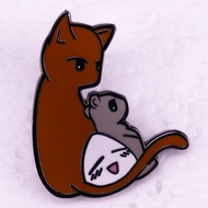 orange cat rat rice ball badge Fruits Basket Enamel Pin anime brooch jewelry for various clothing ba