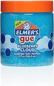 Elmer's GUE Pre Made Slime, Blueberry Cloud Slime, Scented, 2 Count