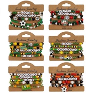 2026 Meijiamo World Cup Football Bracelet Men Women Fan Bracelet Football Shoes Elements Beaded Brac