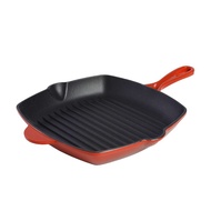 PROCOOK SQUARE GRIDDLE - RED - 26 CM