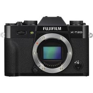 ☆晴光★ FUJIFILM X-T20 單機身 平行輸入 微單眼 可翻折 X卡口 觸控 4K錄影 台中可店取