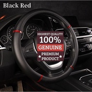 TOYOTA Fortuner GR Sport Steering Wheel Cover Sporty Leather Carbon Steering Wheel