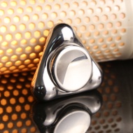 3-Point Gyro Rotator Stainless Steel Fidget Spinner - for Stress Relief & Focus - Silent EDC Pocket 