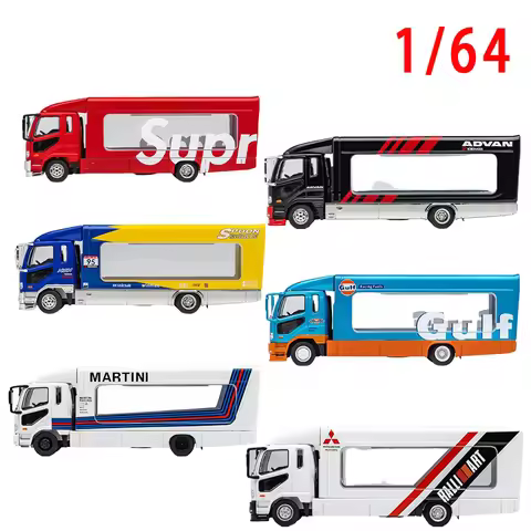 GCD Diecast 1/64 Scale Mitsubishi Fuso Truck Car Model Alloy Mitsubishi Spoon Truck Car Model Collec