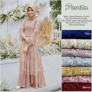 Pevita 3D Brocade Dress