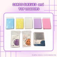 RETAIL / TINGI - POPCORN SLEEVES, TOP LOADERS AND COLORED PHOTOCARD SLEEVES