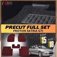 Proton Satria Old /Satria GTI ( 1994-2005 ) OEM PRECUT PVC Coilmat / Carpet/ Karpet Siap Potong 12MM