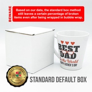 Wedding / Anniversary Gift Couple Latte Mug Set ( 2pcs ) - MALAY WEDDING FLORAL | Hadiah Untuk Penga