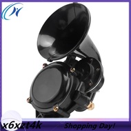 12V/24V Auto Air Horn Loud Truck Trumpet Air Horn with Electric Valve Flat for Car Vehicle Trucks Bu