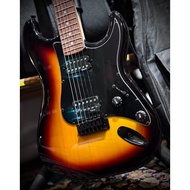 no stock need to pre-order SQOE SEST210 Super Stratocaster Body HH Electric Guitar Sunburst