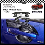 Perodua Ativa CARBON FIBER Door Handle Cover Door Bowl Protector Perodua Ativa Accessories