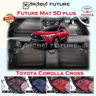 Toyota Cross FUTURE Car Floor Mat 5D plus Carpet Anti-Dust Custom Made PU Leather Corolla SUV altis