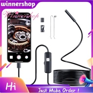 Inspection Camera TYPE-C Endoscope OTG 7.0mm Borescope IP67 Waterproof with 6 LED Light for Android 