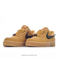 Nike AMBUSH x Nike Force AF1 Heavy Hook Joint Air Force One Low cut Sports Board Shoes Dark Grey, Bi