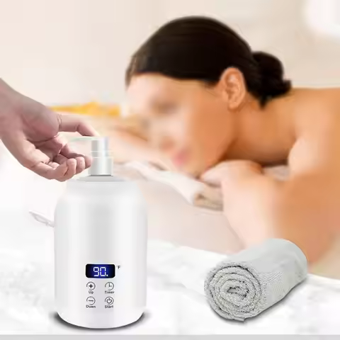 Single Bottle Massage Oil Heater Portable Massage Tools Oil Bottle Warmer