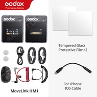 Godox MoveLink M2 M1 Mark II 2.4GHz Wireless Lavalier Omnidirectional Microphone Transmitter Receive