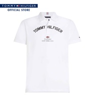 Tommy Hilfiger เสื้อโปโลผู้ชาย รุ่น MW0MW33587 YBR - สีขาว