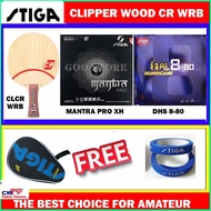 STIGA CLIPPER WOOD CR WRB (CLCR) +Stiga Mantra Pro XH +Stiga Mantra Pro XH SET PING PONG SET OFFER
