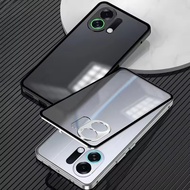 Alloy Metal Lens Protection Case For OPPO K13 Turbo Pro Casing skin feel Transparent Tempered Glass 