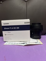 完美無瑕 香港行貨有保 2027-2 Sigma 30 30mm F1.4 Contemporary Sony E Mount 