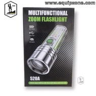 Multifunctional Zoom Flashlight 520A