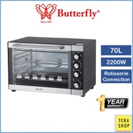 Butterfly BEO-5275 Electric Oven 70L With Rotisserie &amp; Convection Function