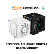 CPU COOLER (พัดลมซีพียู) DEEPCOOL AIR AK620 DIGITAL ประกันศูนย์ BLACK / WHITE 3 ปี