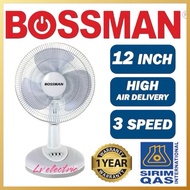 Bossman Table Fan 12" / 16" Kipas Meja Kipas Table Fan Ground Fan 12 Inch 16Inch