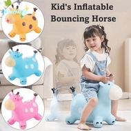 BUBBLE Giraffe Bouncy Horse, Thickened Anti-fall Animals Jumping Toys, Creative Rubber Inflatable St