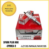 YAMAHA NGK SPARK PLUG CR8E FOR Y15 R15 MT15 FZ150 MT25 R25 XJ6 JAGUH CPR8EA-9 FOR LC135 NMAX NVX PUL