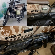 Heat-resistant exhaust cover for Yamaha PG1 CT125 exhaust