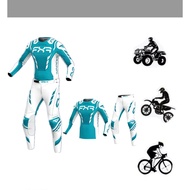 FXR 2026 new outdoor sports set, off-road motorcycle riding equipment, racing sports set, white blue