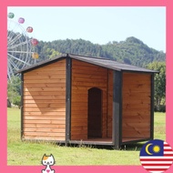 Outdoor indoor solid wood dog house anti-corrosion and rain-proof kennel dog house dismantling and washing outdoor villa