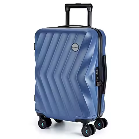 Carry On Luggage 22x14x9 Airline Approved, PC Hardside Suitcase, 20 Inch Luggage with Spinner Wheels