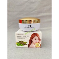 T2 Body Whitening Cream Body T2 180g HERBAL GREEN TEA
