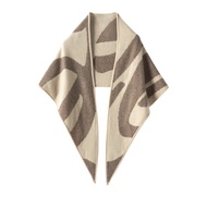 High Quality Jacquard Scarf Women Goat Cashmere Shawl 100% Fashion Winter Outdoor Warm Shawl Soft Kn