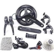 GROUPSET ROADBIKE SHIMANO 105 R7000 BLACK 2 X 11 SPEED