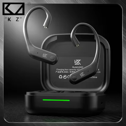KZ AN01 Wireless Upgrade Ear Hook Cable C-Pin ANC Active Noise Cancellation Bluetooth Module LDAC HD