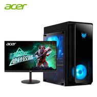 【宏碁電競電腦螢幕套餐】acer Predator Orion PO3-650/i5-13400F/32G(16G*2)/1TB SSD/RTX4060 8GB/500W/Win11/三年保固+【27型】Acer XV272U V3 電競螢幕