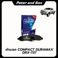 วัวฟ้า COMPACT DURAMAX ผ้าเบรคหน้า TOYOTA (DRX-694 DRX-737)