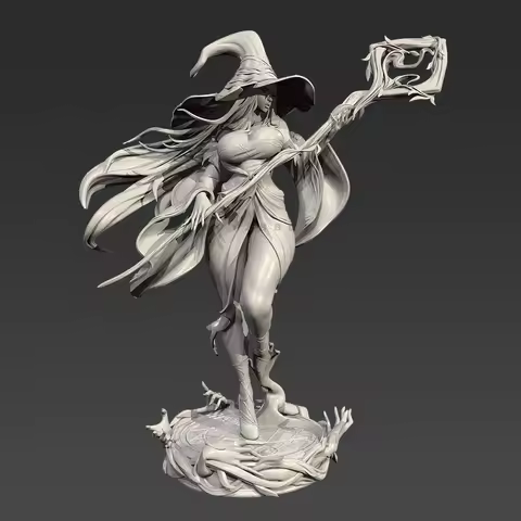The height of man 50mm 75mm 90mm Resin model kit colorless self-assembly （3D Printing ） TD-7647/3D